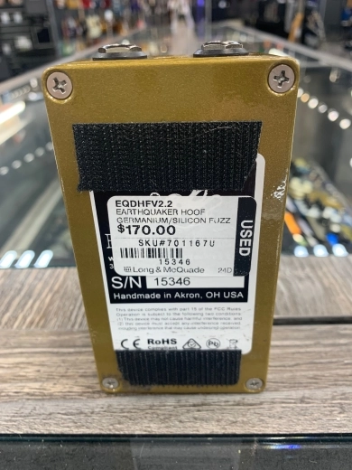 EarthQuaker Devices - Hoof Germanium/Silicon Fuzz 2