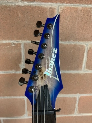 Ibanez - RG Premium Electric Guitar 7 String - Cerulean Blue Burst 3