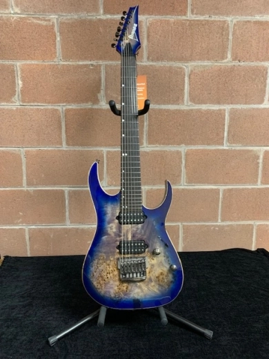 Ibanez - RG Premium Electric Guitar 7 String - Cerulean Blue Burst 2