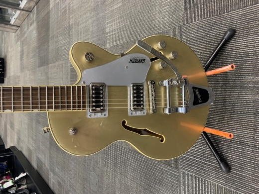 Store Special Product - Gretsch Guitars - G5655T Electromatic Center Block Jr. Single-Cut with Bigsby - Casino Gold