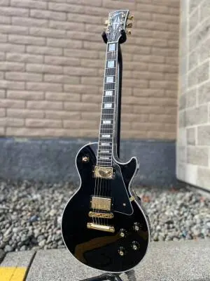 Gibson Les Paul Custom 70s Electric Guitar with Hardshell Case - Ebony