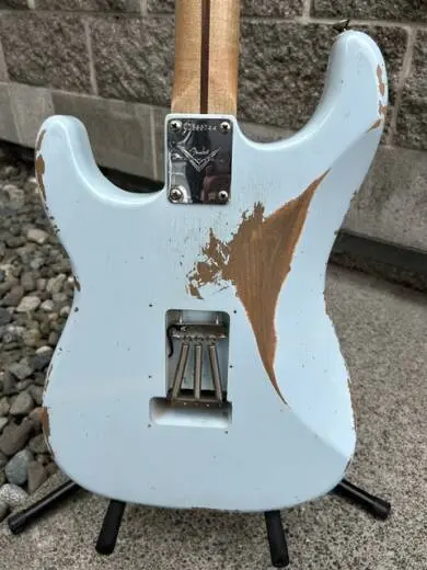 Fender Custom Shop ZF Stratocaster Heavy Relic Sonic Blue 2