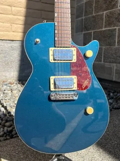 Gretsch Guitars Streamliner Jet Club Single-Cut with Wraparound, Laurel Fingerboard - Dark Denim 2