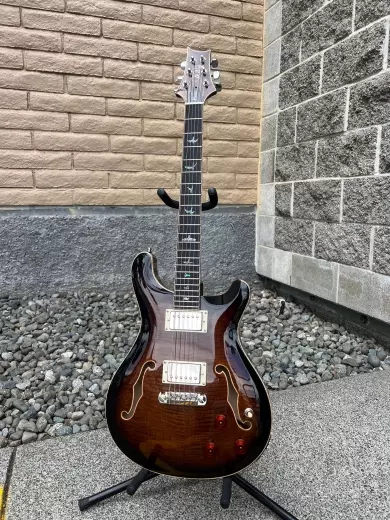 PRS Guitars SE HBII PIEZO BLK GOLD BST W/CS