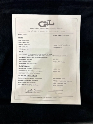 G&L CLF L2000 Custom Bass 2