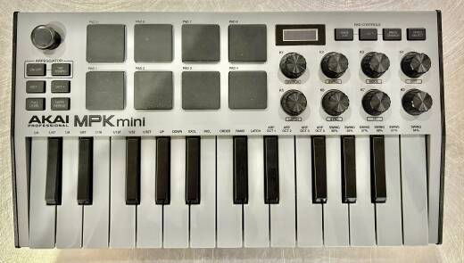Akai MPK Mini MKIII 25-Key Mini MIDI Controller - Special Edition Grey