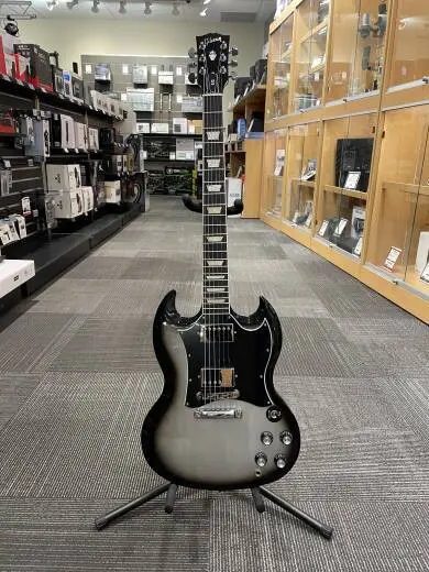 Gibson - Limited Edition SG Standard with Ebony Fingerboard, Softshell Case - Silverburst 2