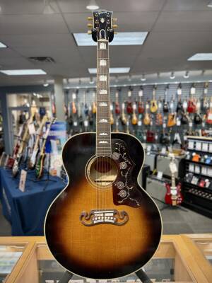 Store Special Product - Gibson - 1957 SJ-200 Light Aged Acoustic Guitar with Hardshell Case - Vintage Sunburst