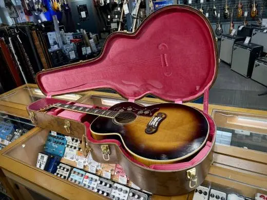 Gibson - 1957 SJ-200 Light Aged Acoustic Guitar with Hardshell Case - Vintage Sunburst 2