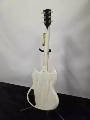 Gibson Custom Shop - 61 SG STD TV WHITE/BLK BINDING GLOSS 2