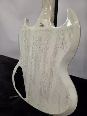 Gibson Custom Shop - 61 SG STD TV WHITE/BLK BINDING GLOSS 2
