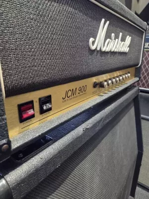 Marshall JCM 900 Model 2500 SL-X 50-Watt Hi Gain Master Volume Head with cab 3