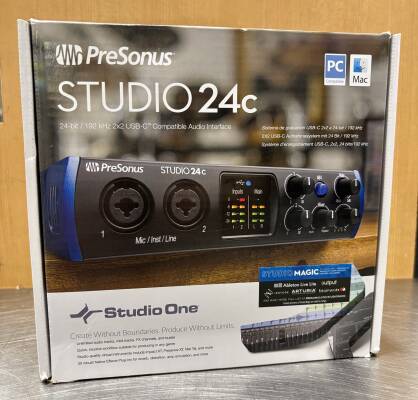 PreSonus Studio 24C 2x2 USB-C Audio Interface