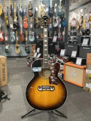 Epiphone - J-200 EC Studio Acoustic/Electric - Vintage Sunburst 2