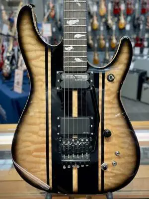 Schecter - DJ Ashba Electric Guitar - Natural Black Burst
