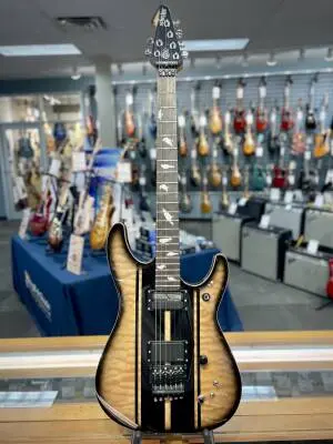Schecter - DJ Ashba Electric Guitar - Natural Black Burst 2