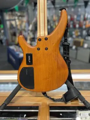 Yamaha - TRBX604FM 600 Series Bass Guitar - Matte Amber 2