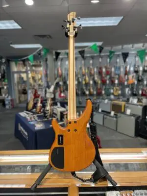 Yamaha - TRBX604FM 600 Series Bass Guitar - Matte Amber 2