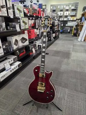 Epiphone ALEX LIFESON LP AXCESS QMT RUBY RED