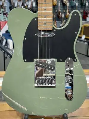 Fender - Limited Edition American Ultra II Telecaster, Roasted Maple Fingerboard - Antique Olive