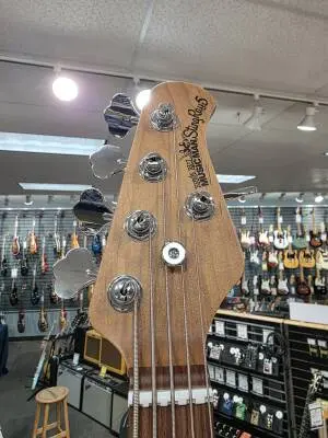 Ernie Ball Music Man - StingRay5 Special 5 H 5-String Electric Bass with Case - Genius Gold 2
