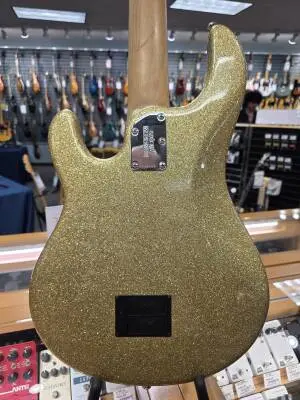 Ernie Ball Music Man - StingRay5 Special 5 H 5-String Electric Bass with Case - Genius Gold 2