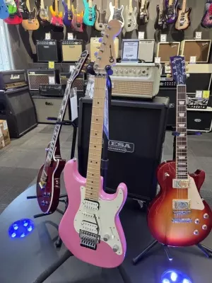 Charvel Guitars - PM SC3 HSH FR  PLAT PINK