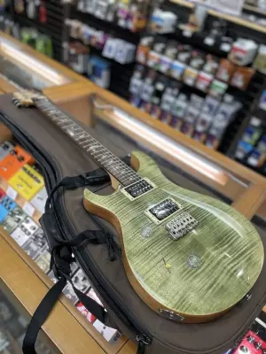 Paul Reed Smith - 2018 SE Custom 24 Lefty Electric Guitar - Trampas Green 2