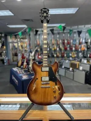 Ibanez - Artcore Vintage Hollowbody Guitar - Tobacco Burst Low Gloss 2