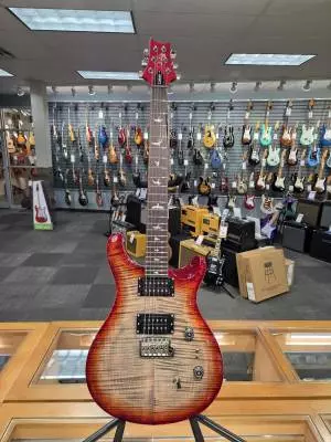 PRS Guitars SE CU24-08 CHARCOAL CHERRY BST W/GB