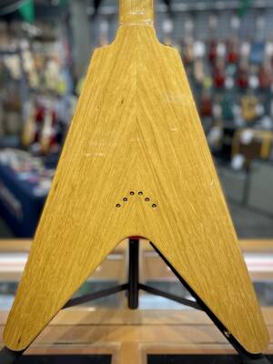 Store Special Product - Gibson Custom Shop - 1958 Korina Flying V - White Pickguard