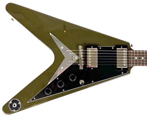 Epiphone Limited Ed. Flying V in Olive Drab 2