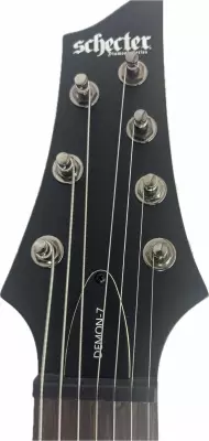 Schecter Demon 7 - Aged Black Satin 3