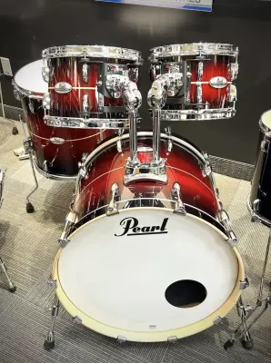 Pearl PMX Red Stripe Burst Shell Pack