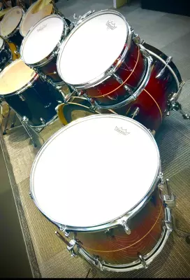 Pearl PMX Red Stripe Burst Shell Pack 2