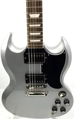 Gibson - SG Standard '61 Stopbar w/Hardshell Case - Silver Mist 2