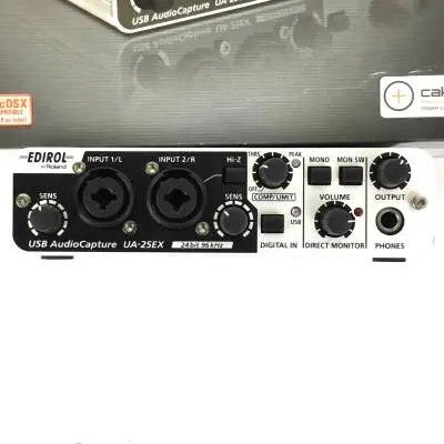 Roland UA-25EX Audio Interface 24Bit / 96kHz Capture 2
