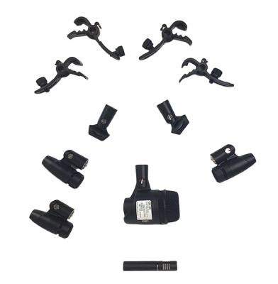Apex Drum Mic Pack (ONE CONDENSOR MIC MISSING) 2