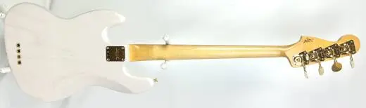 Fender Custom Shop American Custom Jazz Bass NOS with Ebony Fingerboard - White Blonde 2