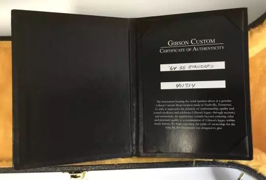 Gibson Custom Shop - SGSR64VOCHNM 2