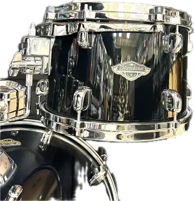 Tama 20, 12, 14, Starclassic Shell Pack in Piano Black 2