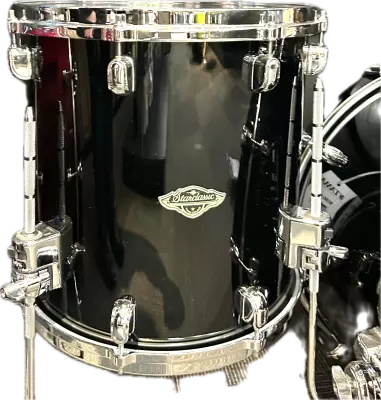 Tama 20, 12, 14, Starclassic Shell Pack in Piano Black 3