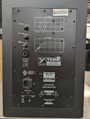 Yorkville YSM8 High Performance Powered Studio Reference Monitor (Single) 2