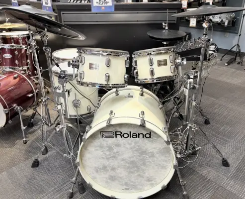 Roland VAD716 in Pearl White Finish