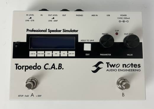 ギター Two notes Torpedo C.A.B. Two Notes Launches Torpedo C.A.B. M Audio Gear - Premier Guitar