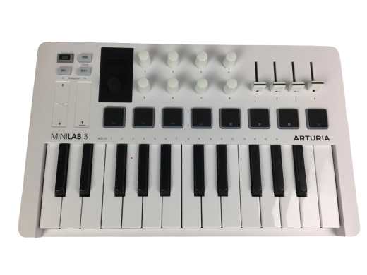 ARTURIA MiniLab 3 ALPINE WHITE MIDIキーボード ART-MINILAB3ALP.jpg.webp