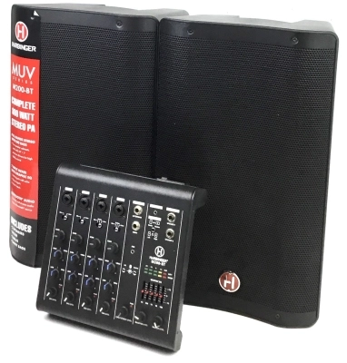 Harbinger Pro Audio - 6CH,200W PORTABLE PA SYSTEM W/BLUETOOTH & FX