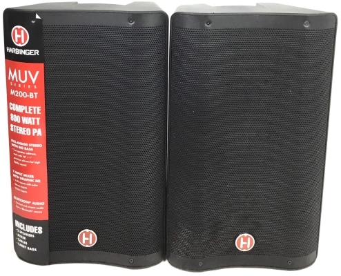 Harbinger Pro Audio - 6CH,200W PORTABLE PA SYSTEM W/BLUETOOTH & FX 3