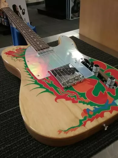 FENDER JIMMY PAGE TELE GRAPHIC RW NAT W/CS 3