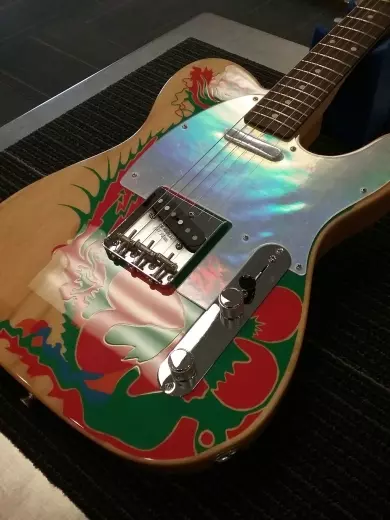 FENDER JIMMY PAGE TELE GRAPHIC RW NAT W/CS 4